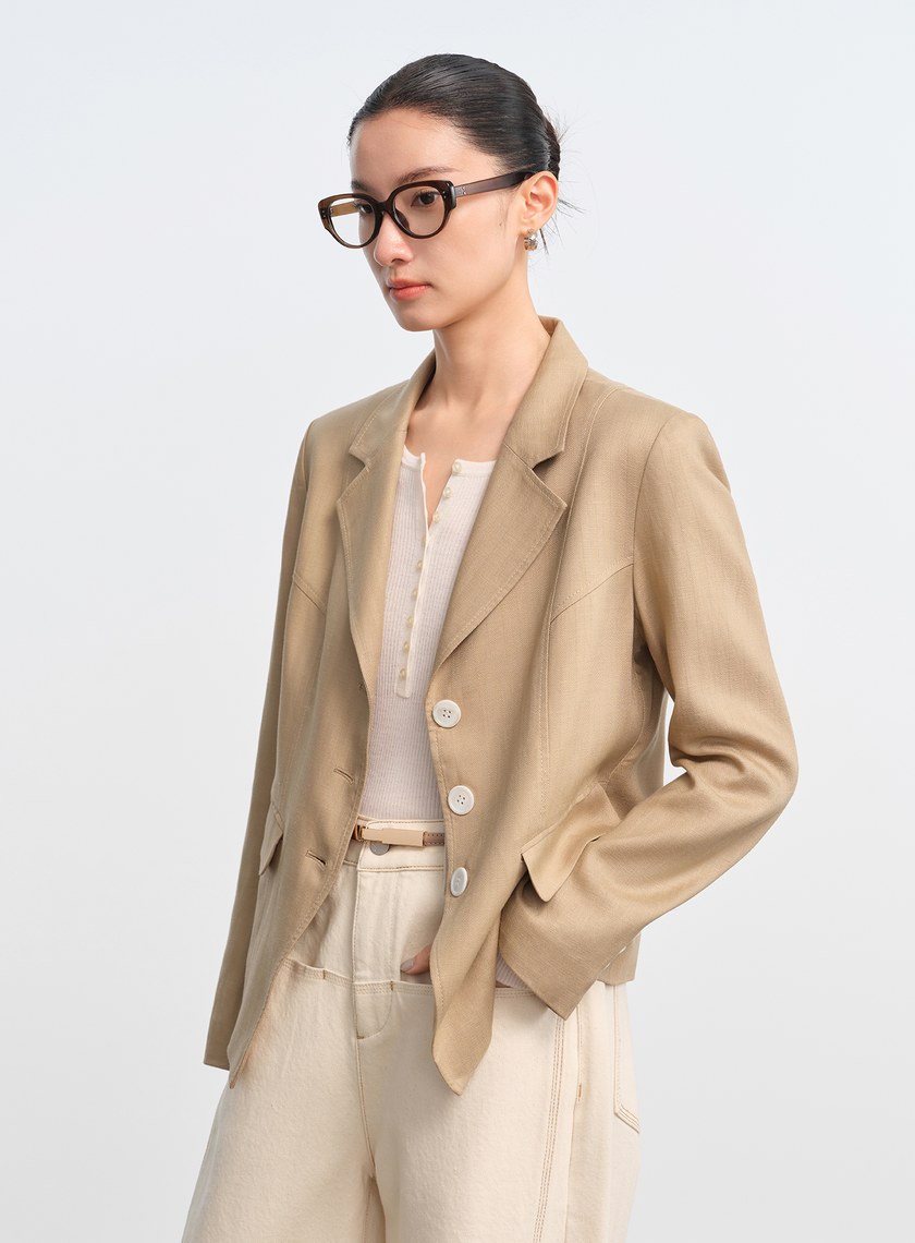 立體分割收腰西外