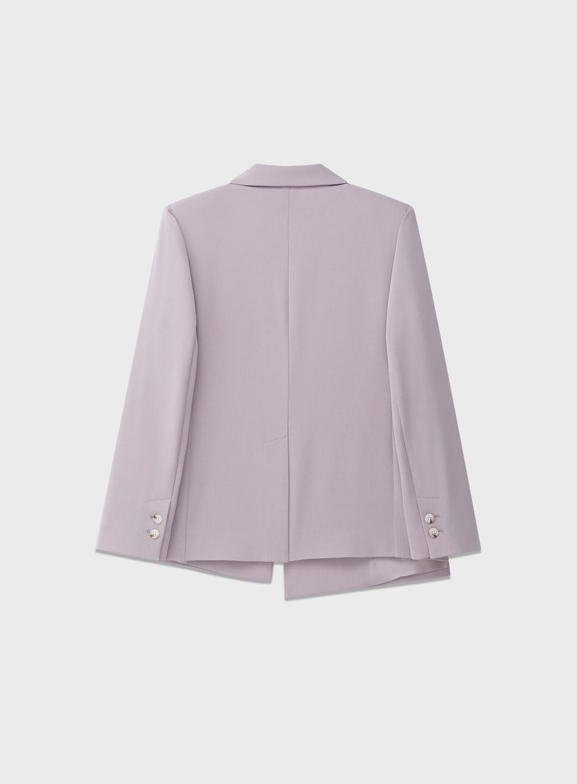 俐落抗皺單扣西裝外套