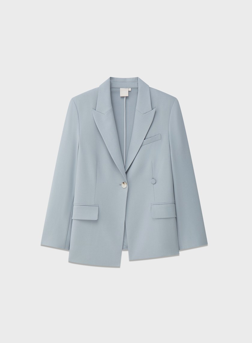 俐落抗皺單扣西裝外套