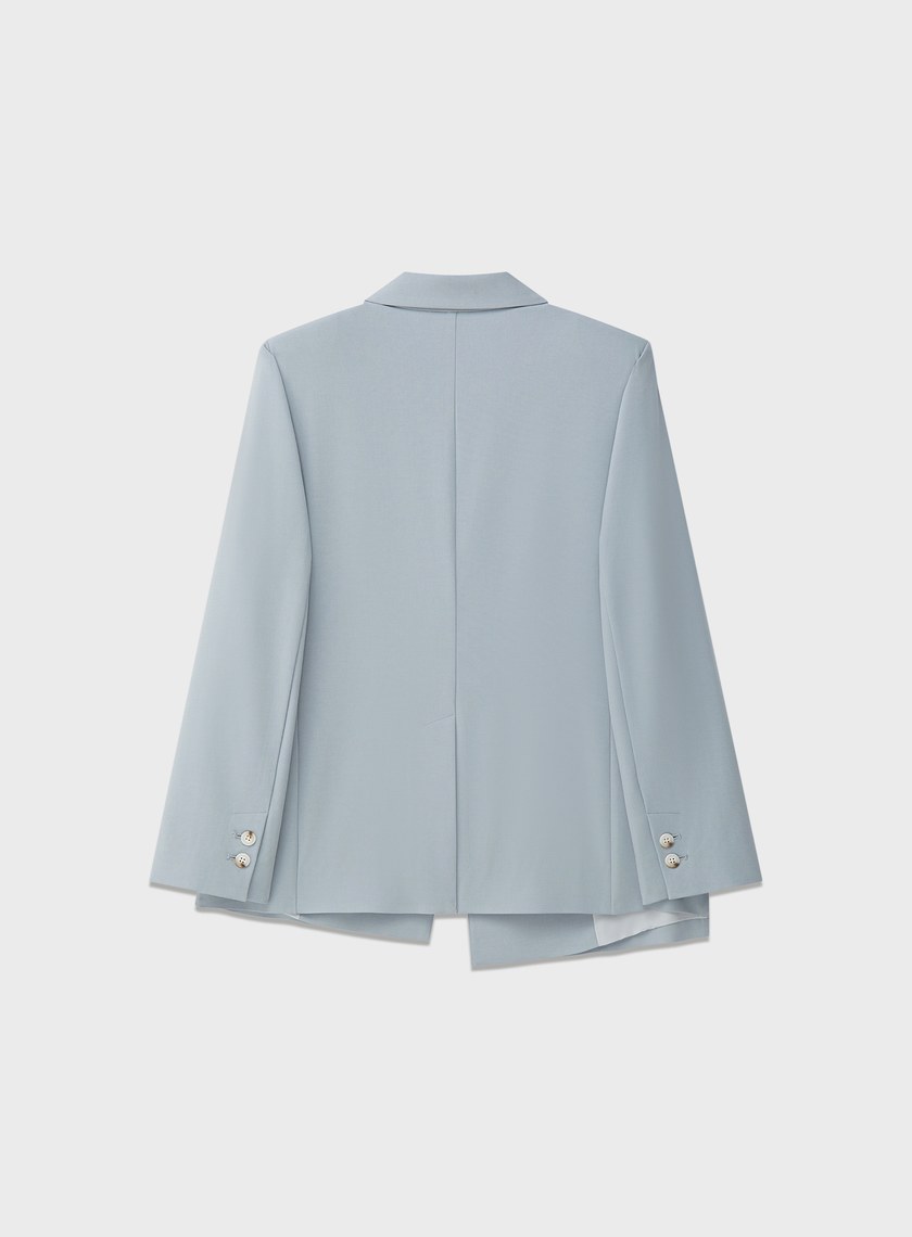 俐落抗皺單扣西裝外套