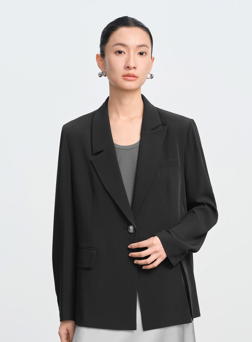 防曬涼感單扣西裝外套