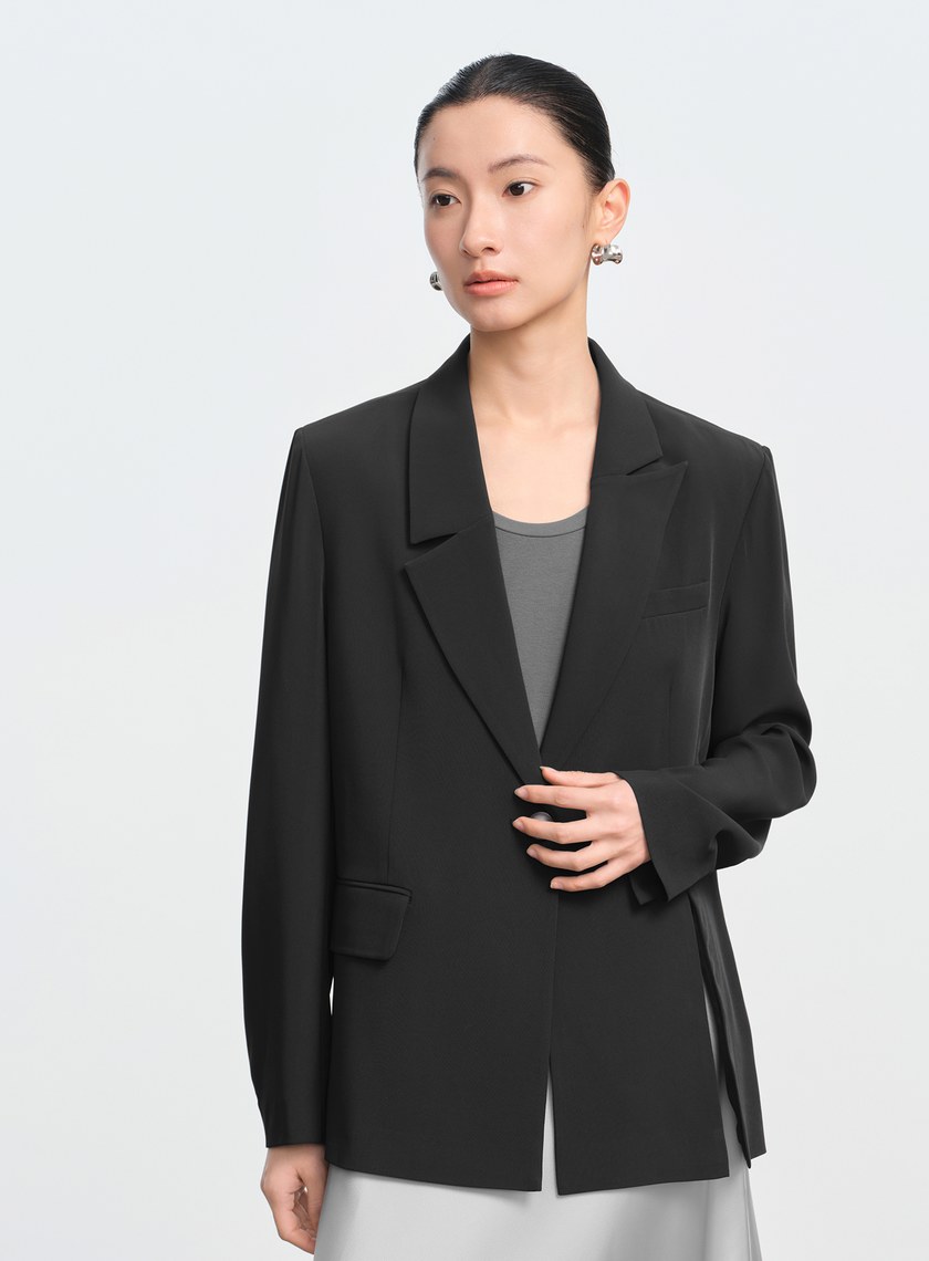 防曬涼感單扣西裝外套