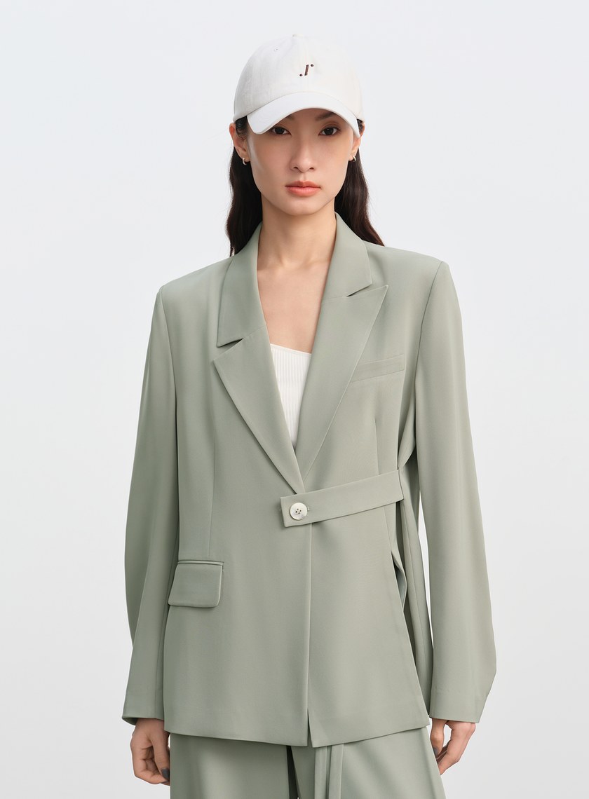 防曬涼感單扣西裝外套