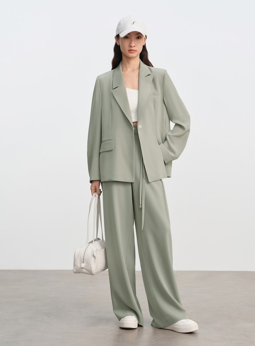 防曬涼感單扣西裝外套