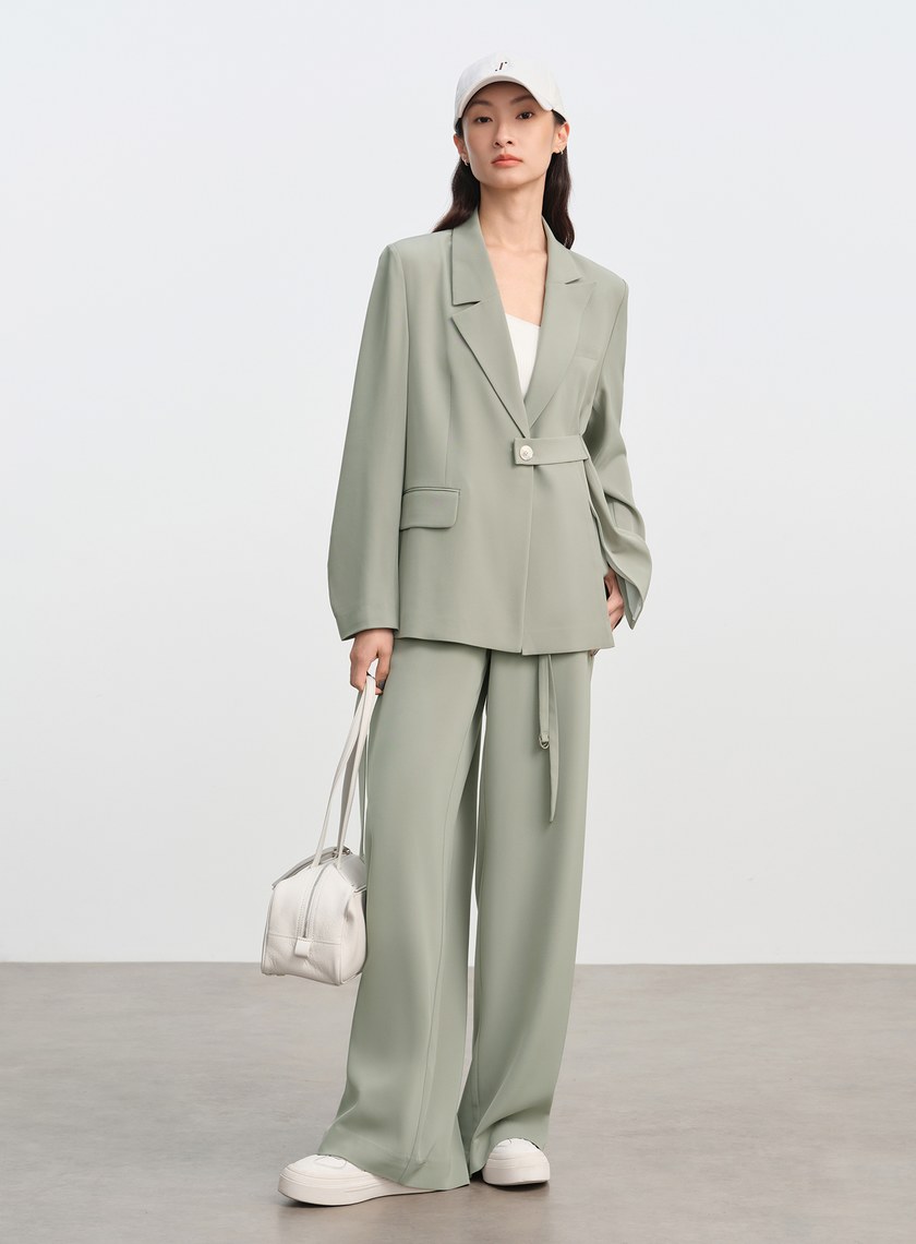 防曬涼感單扣西裝外套