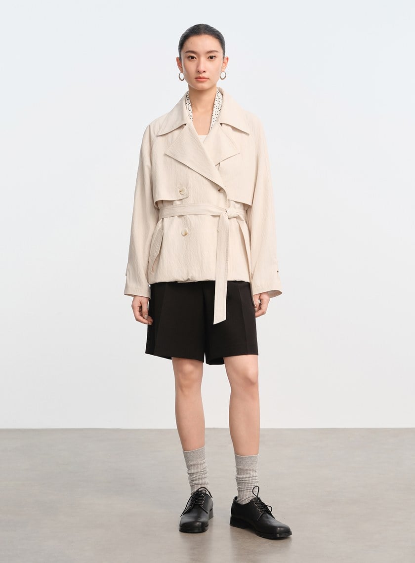 DISNEY|經典層次結構風衣