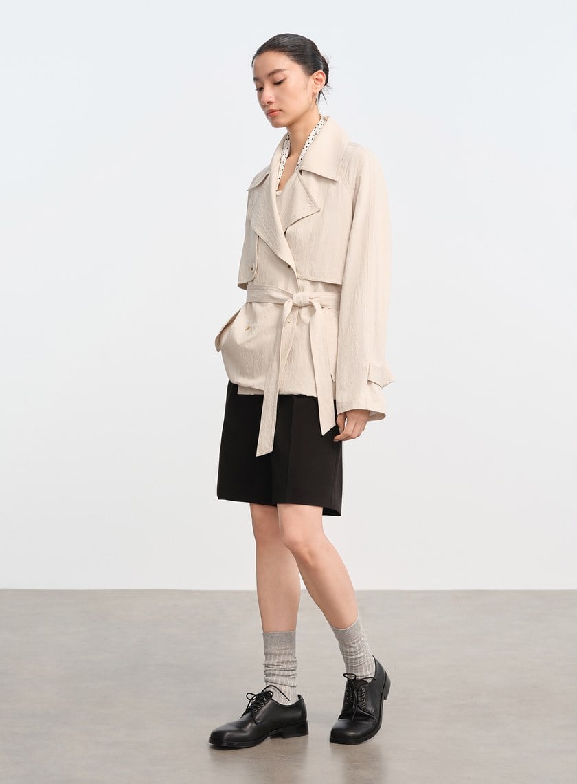 DISNEY|經典層次結構風衣