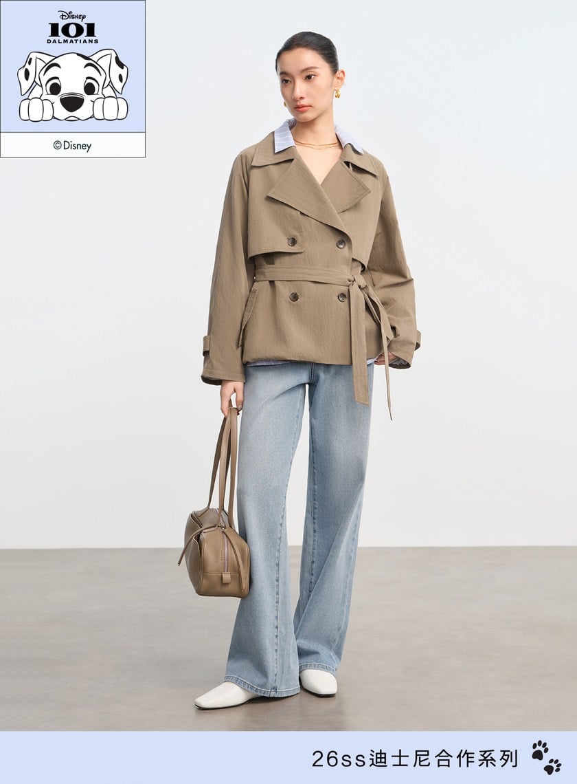 DISNEY｜經典層次結構風衣