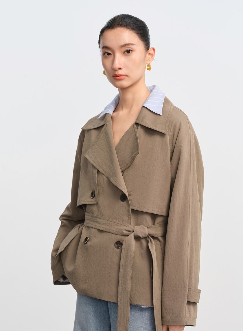 DISNEY|經典層次結構風衣