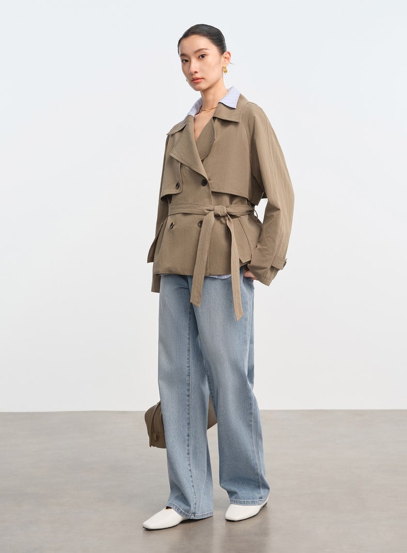 DISNEY|經典層次結構風衣