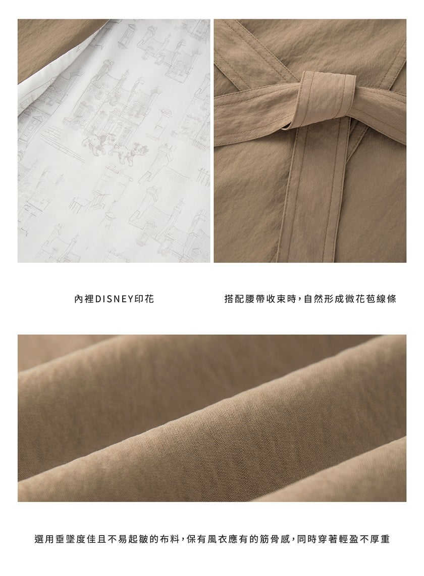 DISNEY|經典層次結構風衣