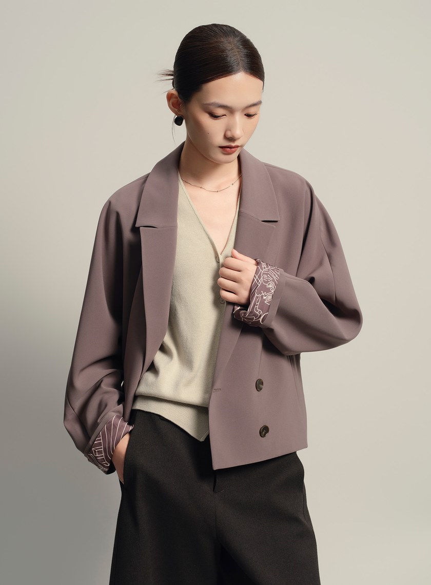 Leland Lee藝術家聯名-雙排釦西裝外套