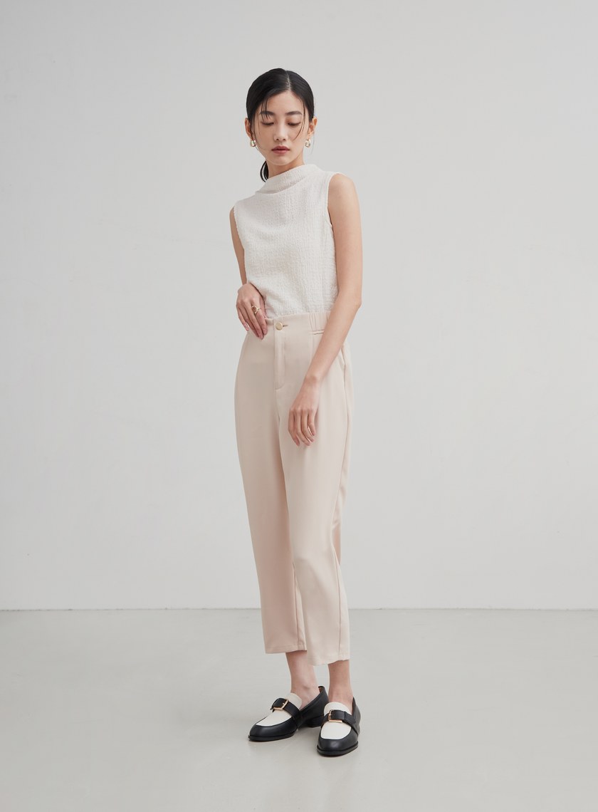 俐落修身西裝九分褲