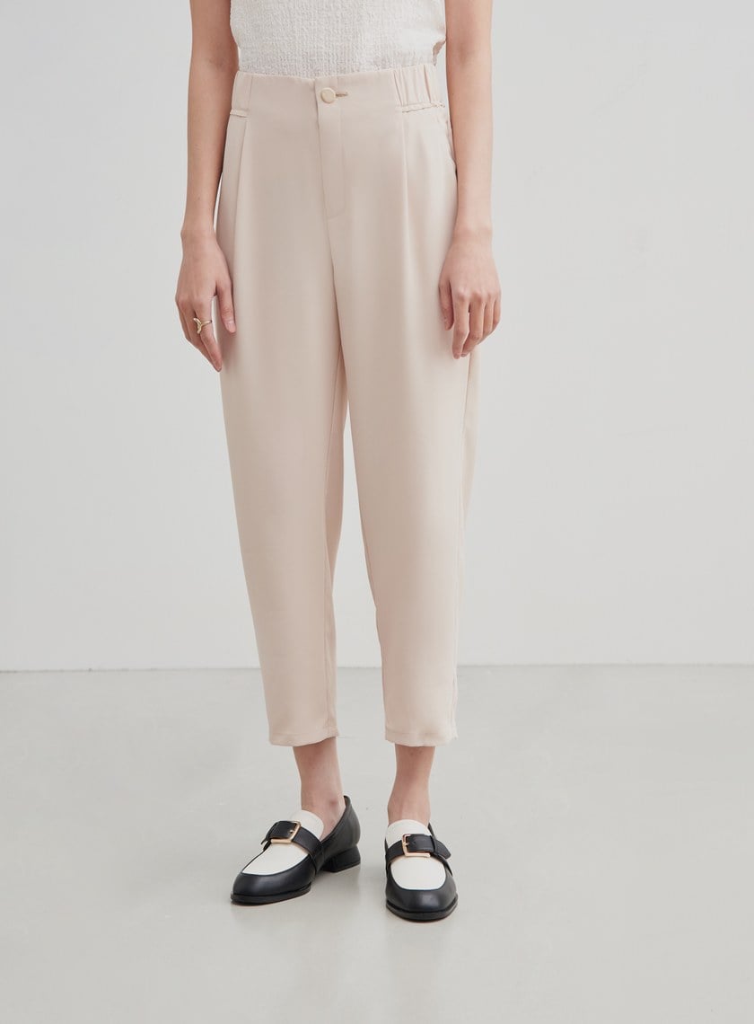 俐落修身西裝九分褲