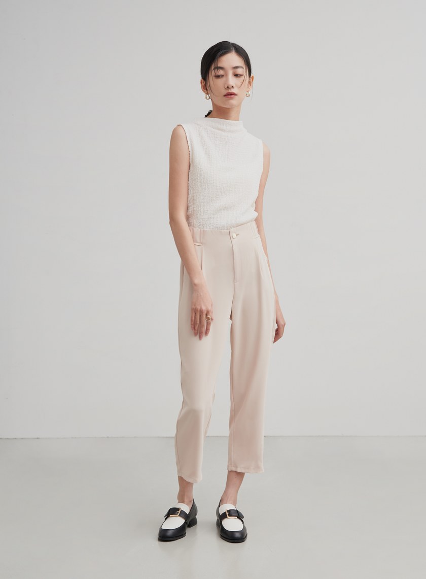 俐落修身西裝九分褲