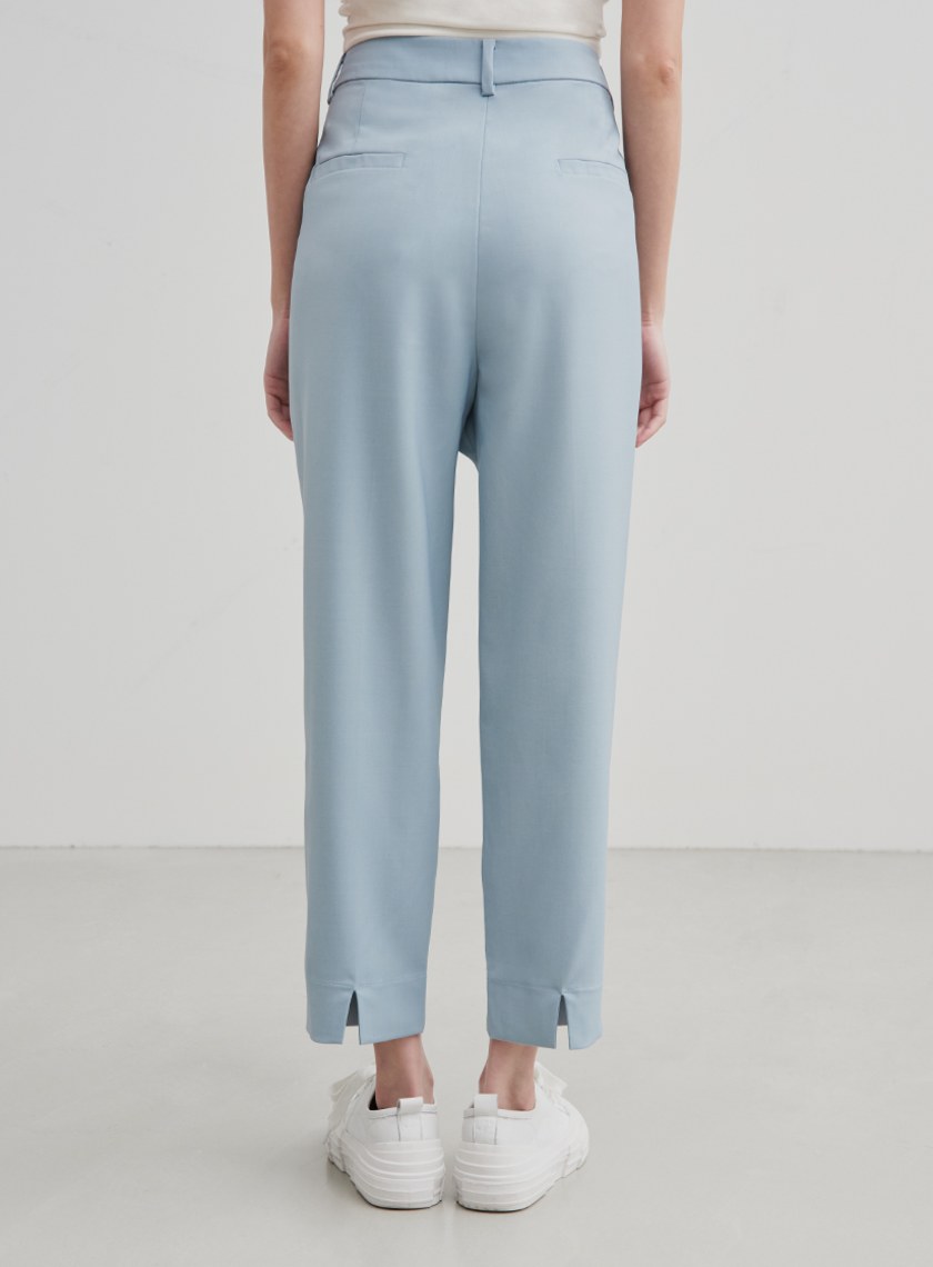 俐落修身西裝九分褲