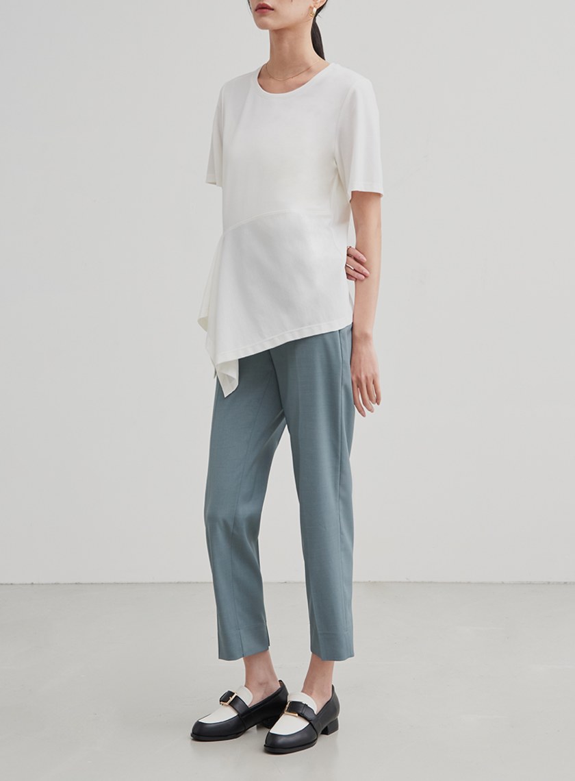 俐落修身西裝九分褲