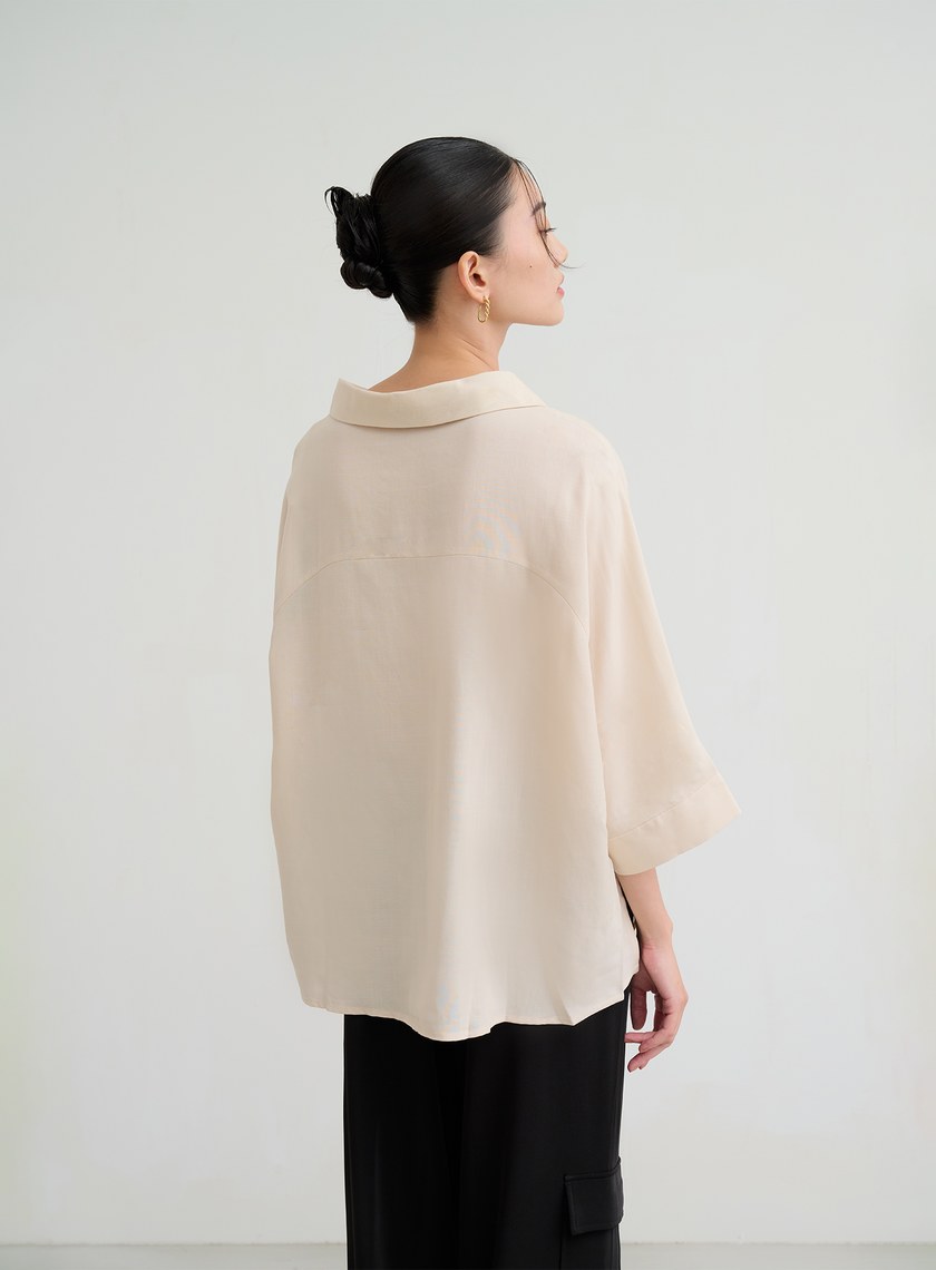 五分袖襯衫上衣