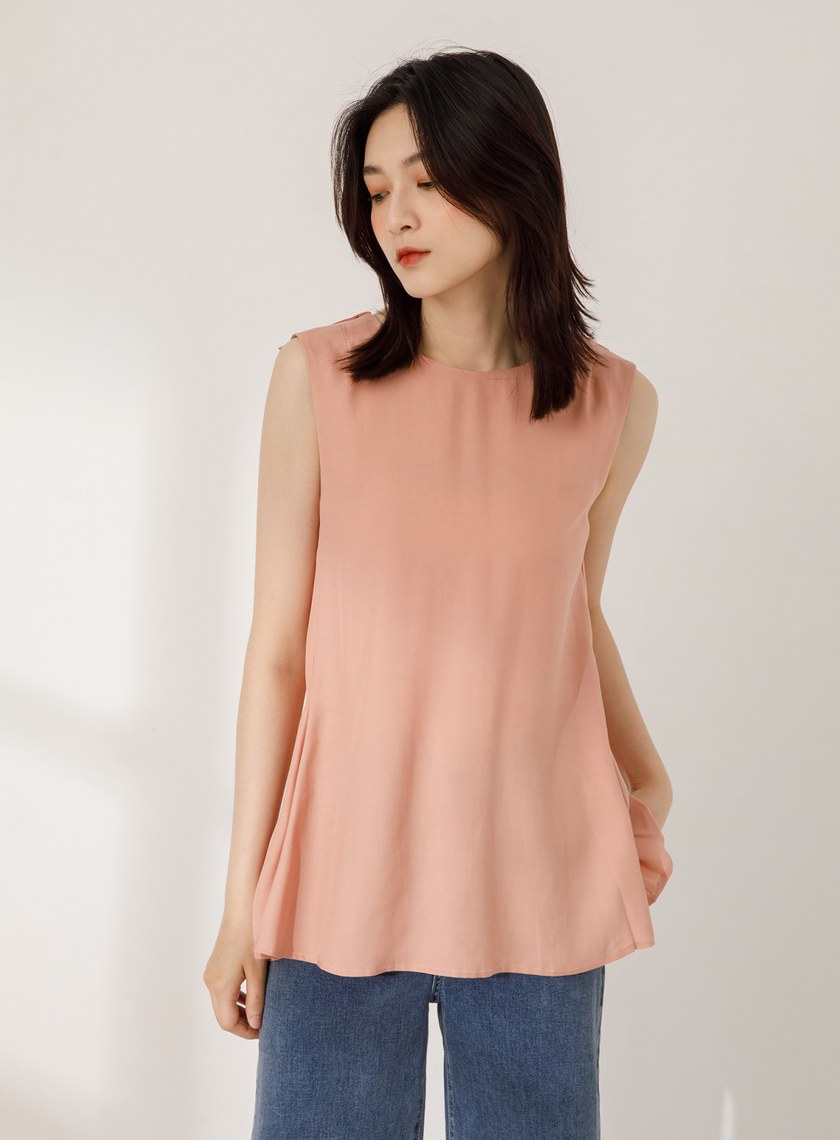 正反兩穿無袖上衣