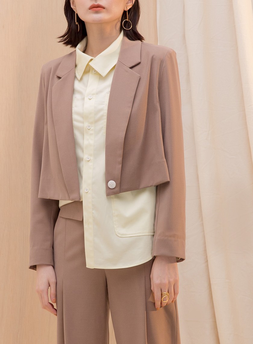 前短後長單釦西外