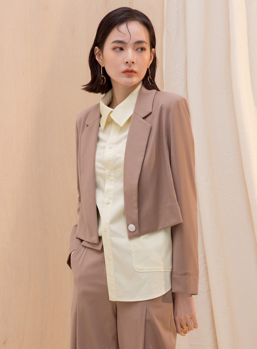 前短後長單釦西外