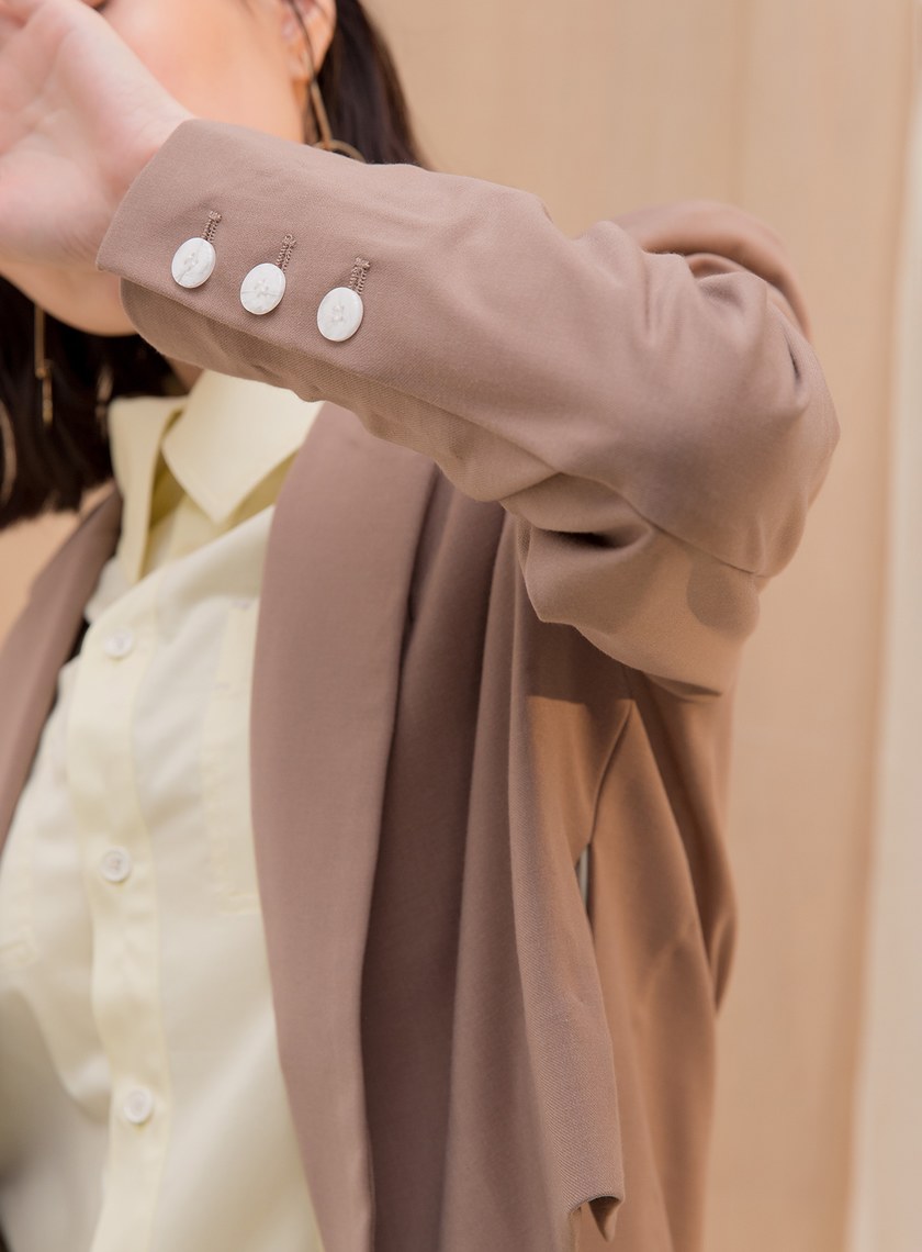 前短後長單釦西外