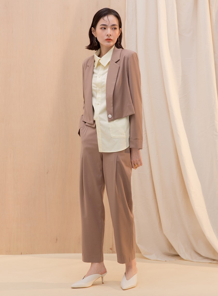 前短後長單釦西外