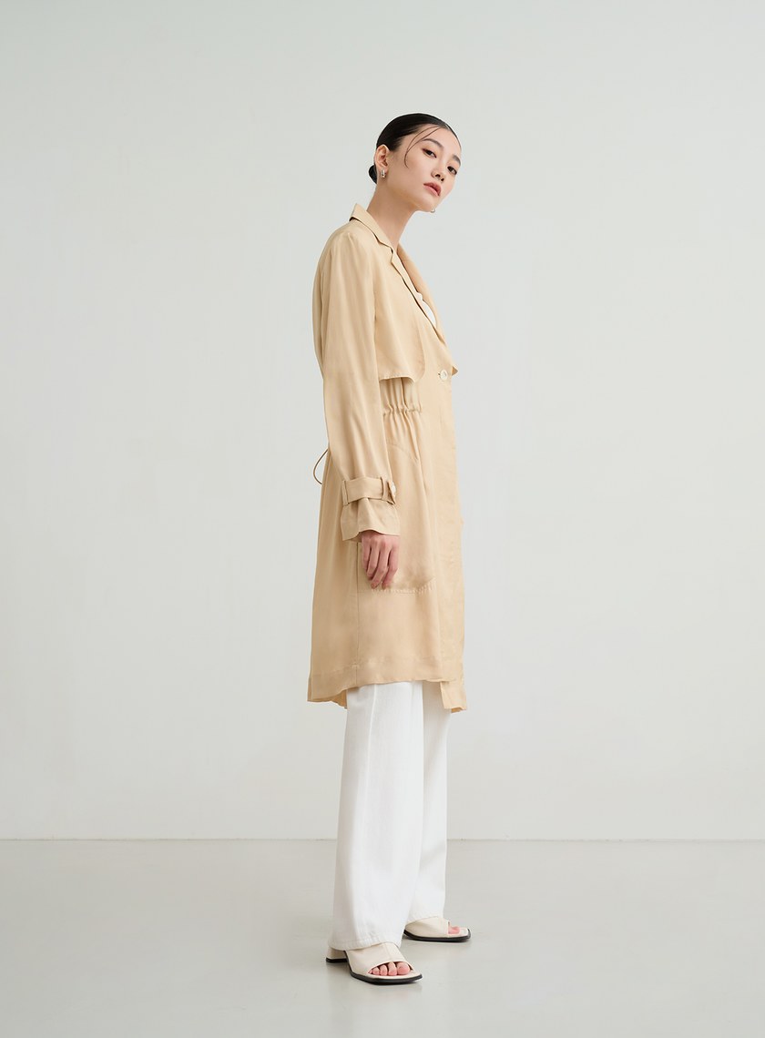 抽繩風衣外套