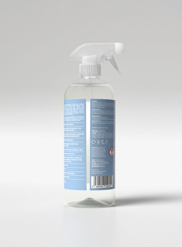 亞麻及白玫瑰居家表面清潔噴霧750ml