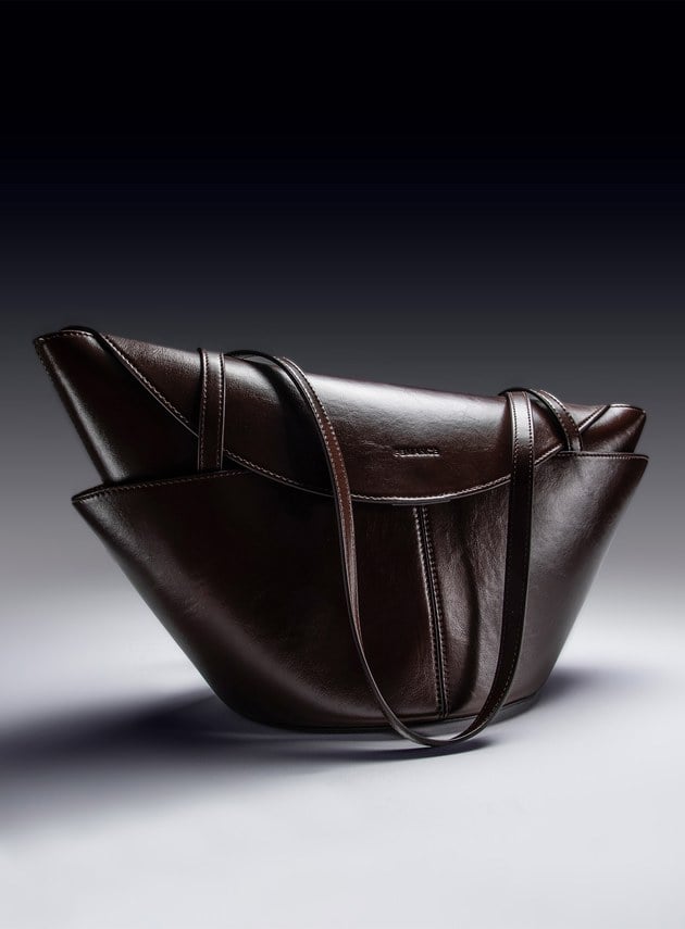 FEMANCE_Lympia牛皮紋理帆船包