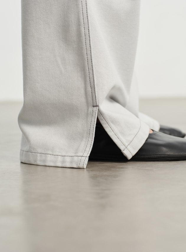 慵懶水洗感牛仔褲