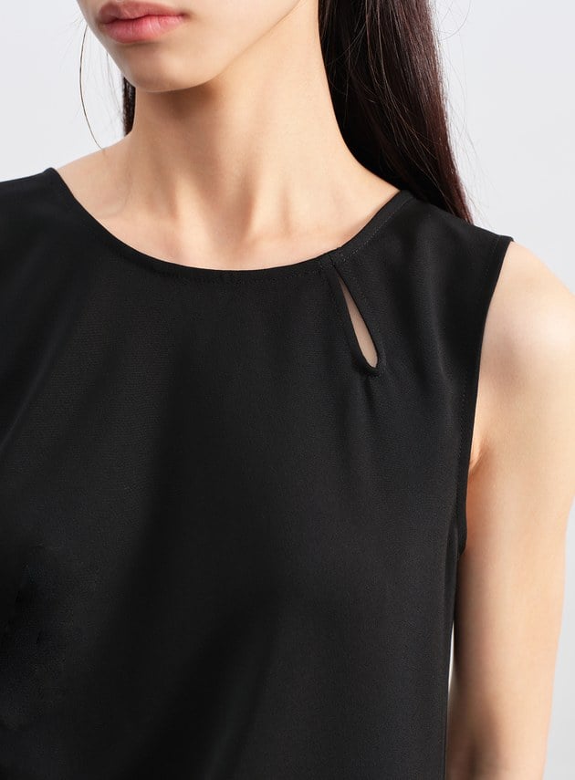 經典抓褶收腰洋裝