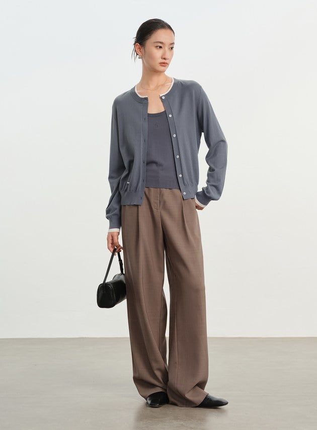 無袖圓領彈性背心