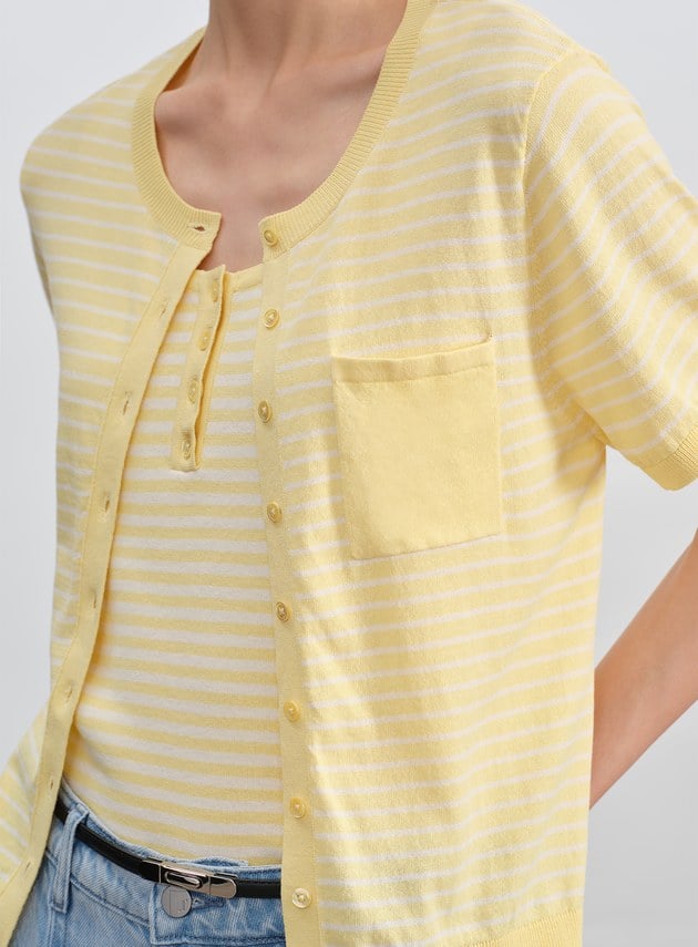 經典條紋針織衫