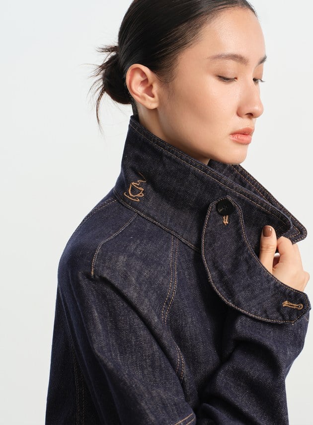 慵懶水洗感牛仔夾克