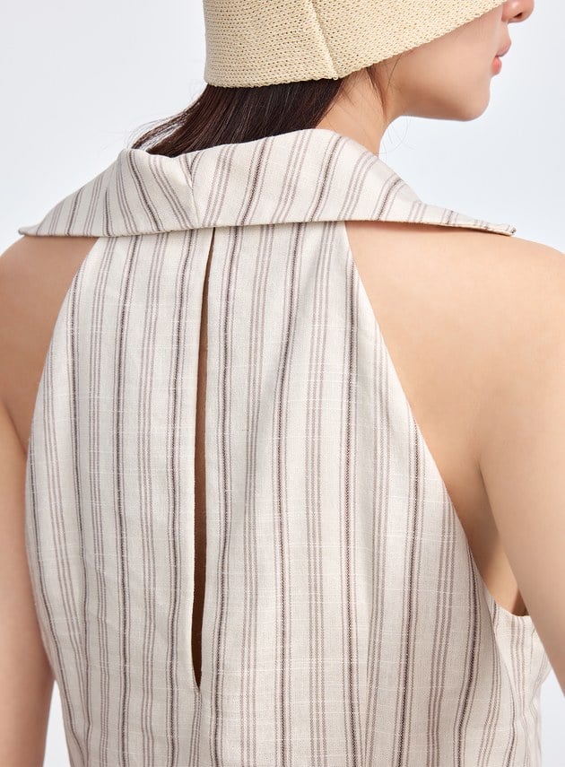 涼感修身比翼領BraTop