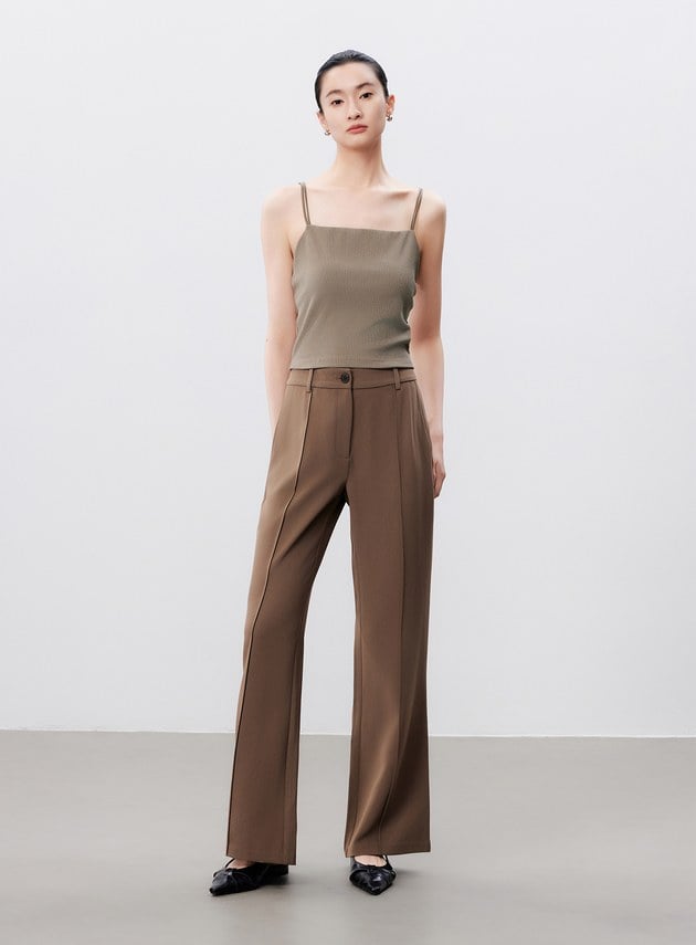 雙肩帶美背坑條BRA背心