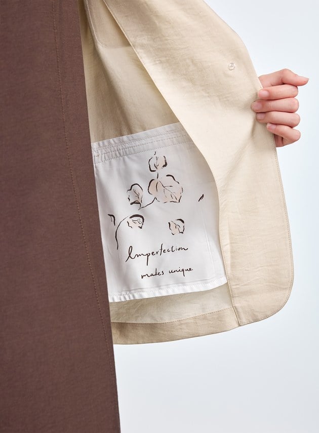 雲感天絲亞麻西裝外套