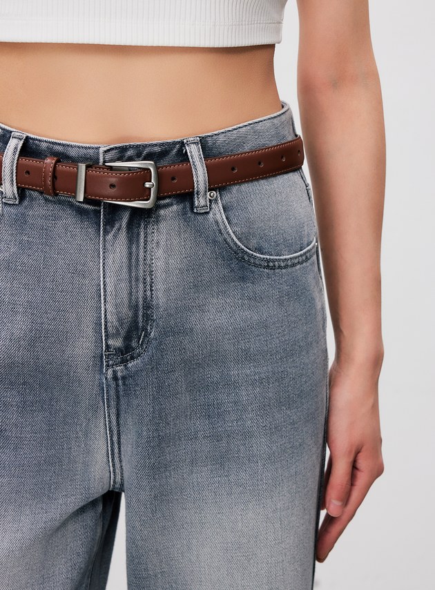 率性金屬方框皮帶