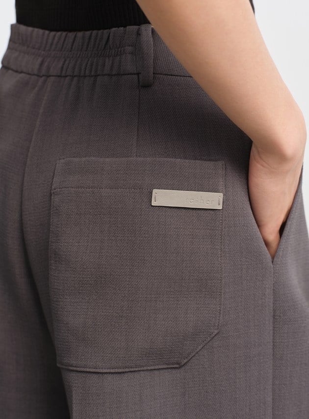 挺廓感西裝五分褲