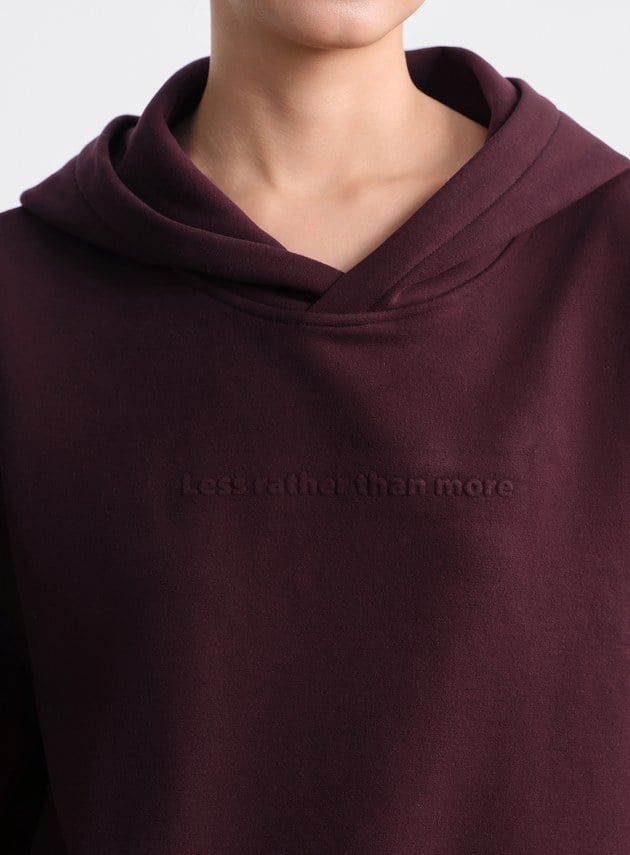 極簡慵懶連帽休閒衛衣