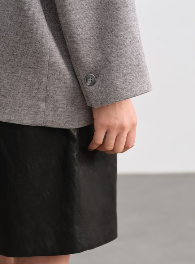 挺廓感休閒繭型西裝