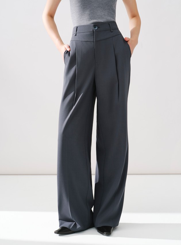 Signature Suit - 簡約直筒西裝褲