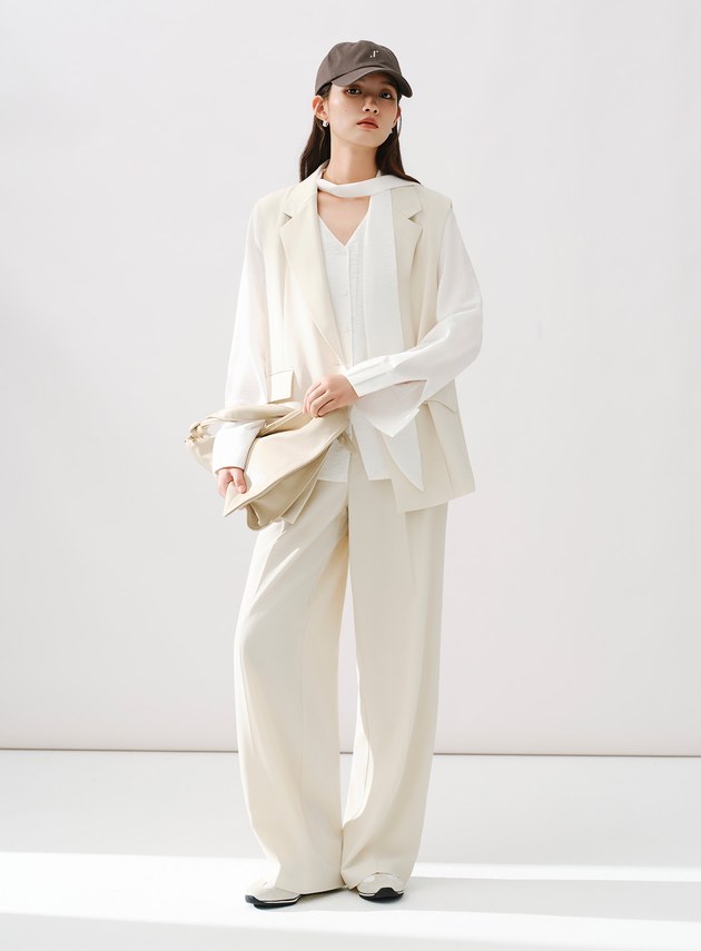 Signature Suit - 簡約直筒西裝褲