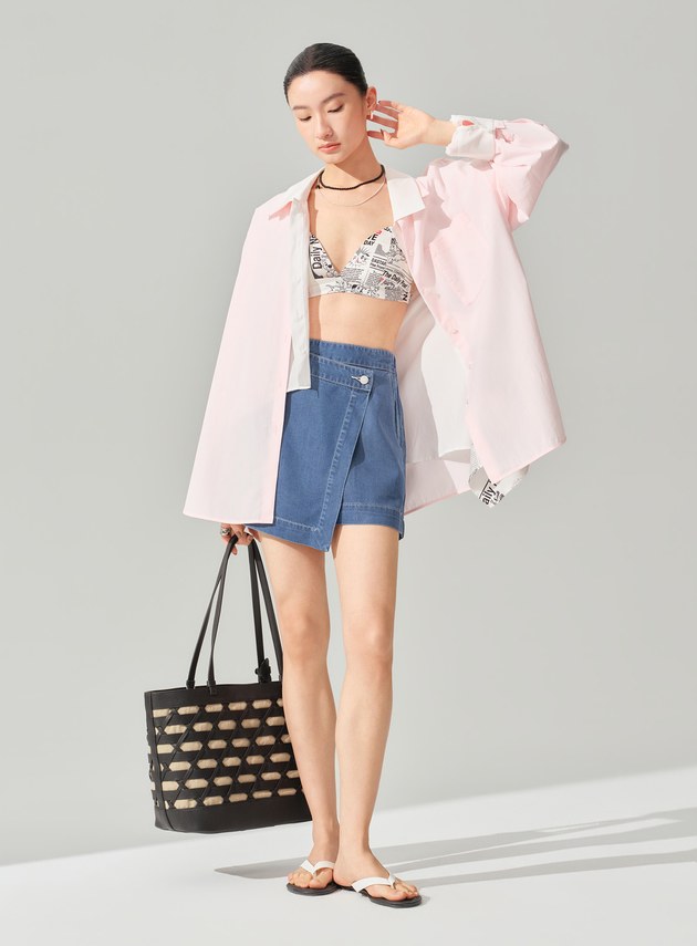 DISNEY｜報紙印花三角內衣