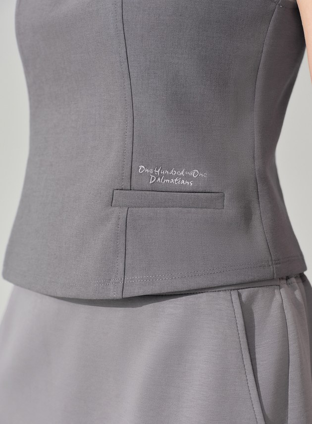 DISNEY｜刺繡短版BRA背心