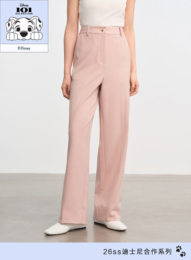 DISNEY｜不對稱立體剪裁西褲
