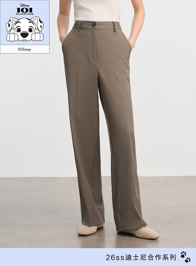 DISNEY｜不對稱立體剪裁西褲