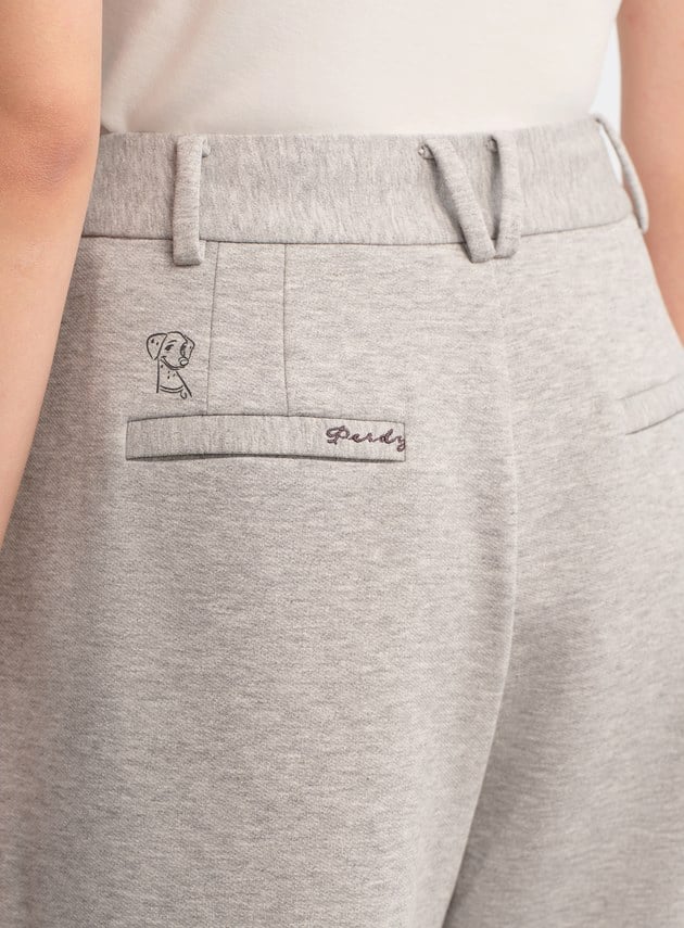 DISNEY｜質感細節直筒衛褲