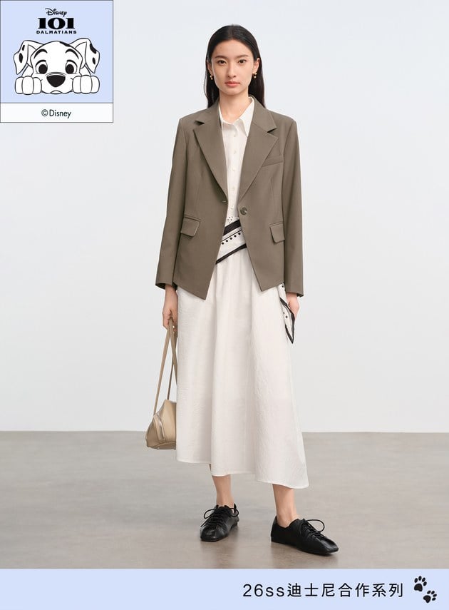 DISNEY｜不對稱立體剪裁西外